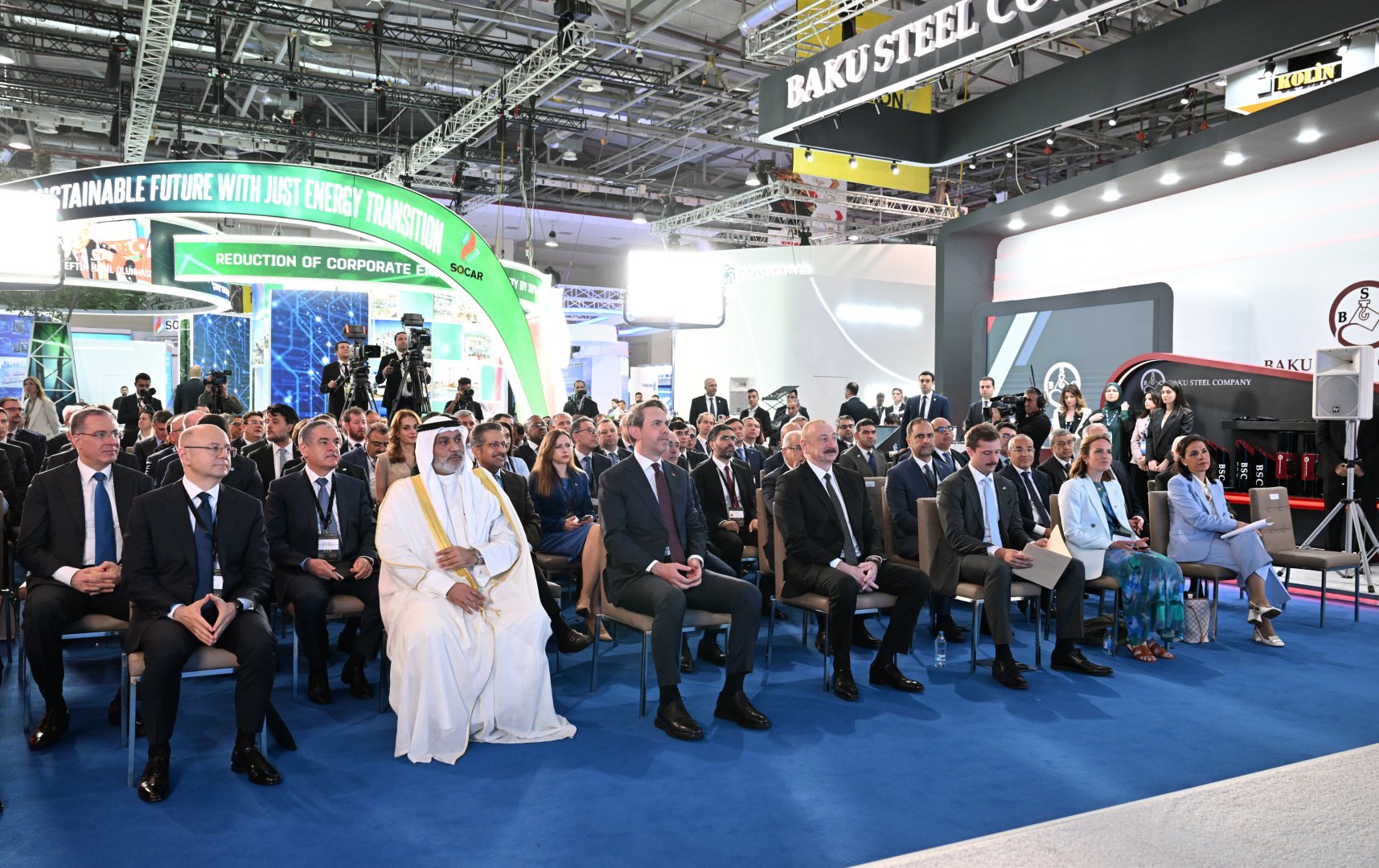 Prezident İlham Əliyev 30-cu “Caspian Oil and Gas”, 13-cü “Caspian Power” və 30-cu “Baku Energy Forum”un rəsmi açılış mərasimində çıxış edib (YENİLƏNİB-4) (FOTO/VİDEO)