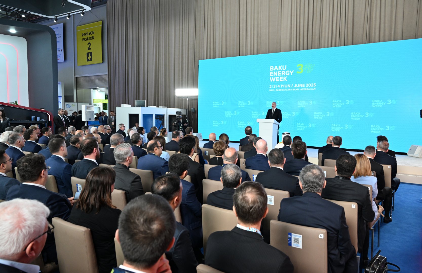 Prezident İlham Əliyev 30-cu “Caspian Oil and Gas”, 13-cü “Caspian Power” və 30-cu “Baku Energy Forum”un rəsmi açılış mərasimində çıxış edib (YENİLƏNİB-4) (FOTO/VİDEO)