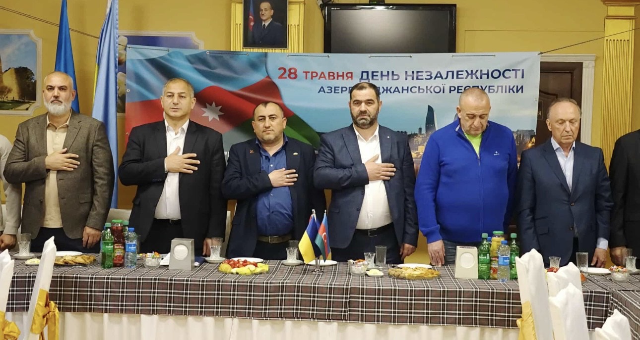 Odessada Müstəqillik Günü münasibətilə tədbir keçirilib (FOTO)