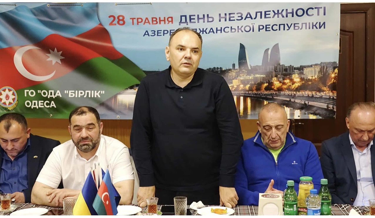 Odessada Müstəqillik Günü münasibətilə tədbir keçirilib (FOTO)