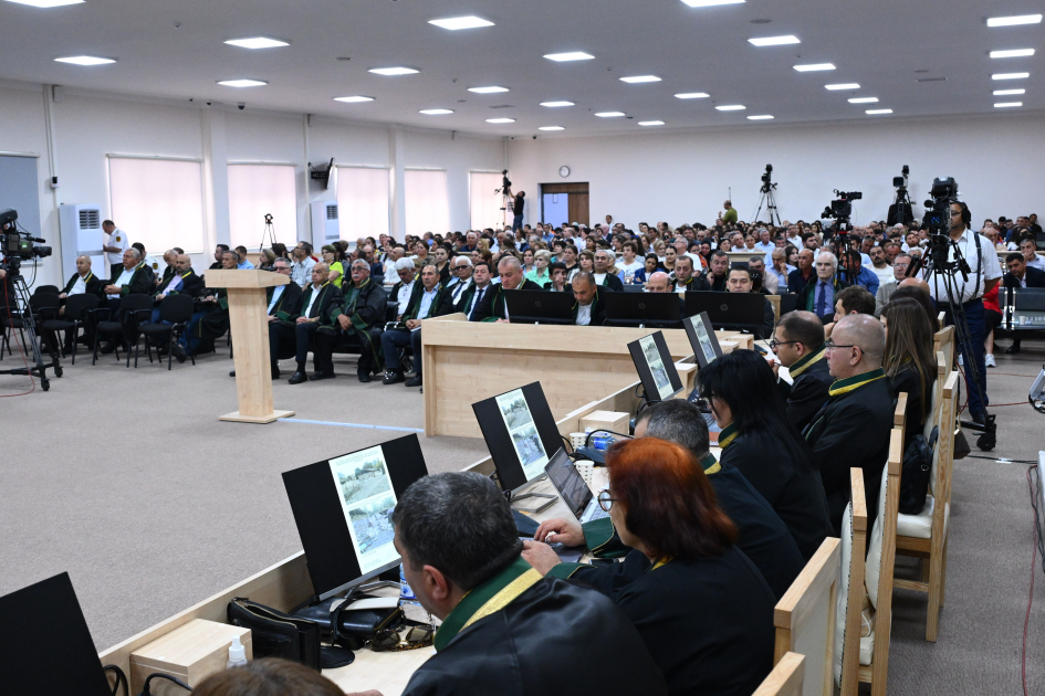 Vətən müharibəsində Ermənistan silahlı qüvvələrinin Azərbaycanın mülki infrastrukturuna ziyan vurması ilə bağlı sənədlər məhkəmədə tədqiq olunub (FOTO)
