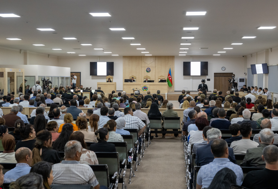 Vətən müharibəsində Ermənistan silahlı qüvvələrinin Azərbaycanın mülki infrastrukturuna ziyan vurması ilə bağlı sənədlər məhkəmədə tədqiq olunub (FOTO)