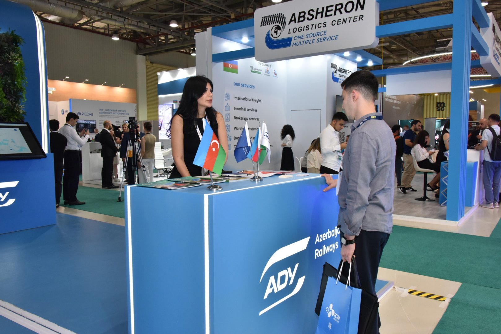 ADY Xəzər Beynəlxalq Nəqliyyat, Tranzit və Logistika Sərgisində stendlə təmsil olunur (FOTO)
