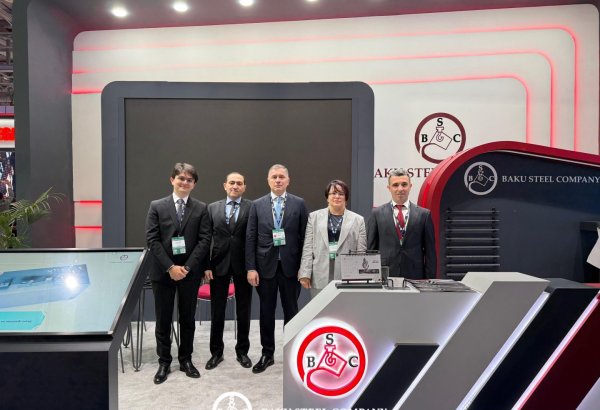 Baku Steel Company 30-cu Yubiley Beynəlxalq Xəzər Neft və Qaz Sərgisində (FOTO)