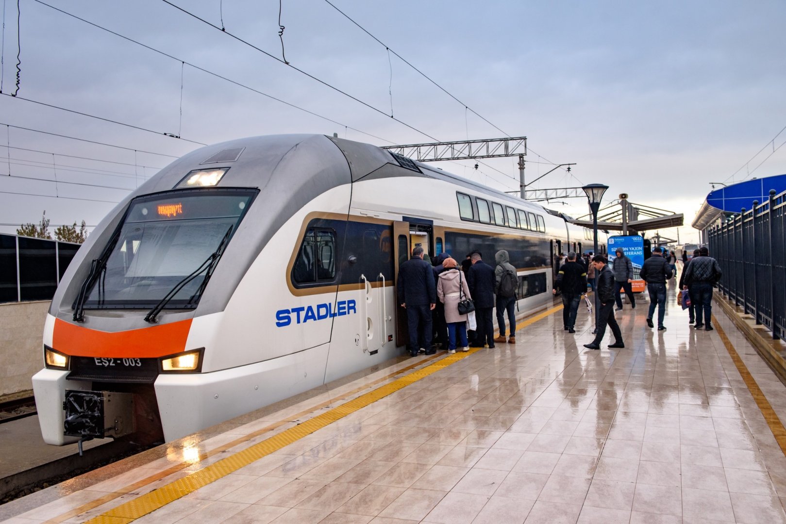 Bakı-Ağstafa-Bakı marşrutuna əlavə qatar reysləri təyin edilib - CƏDVƏL