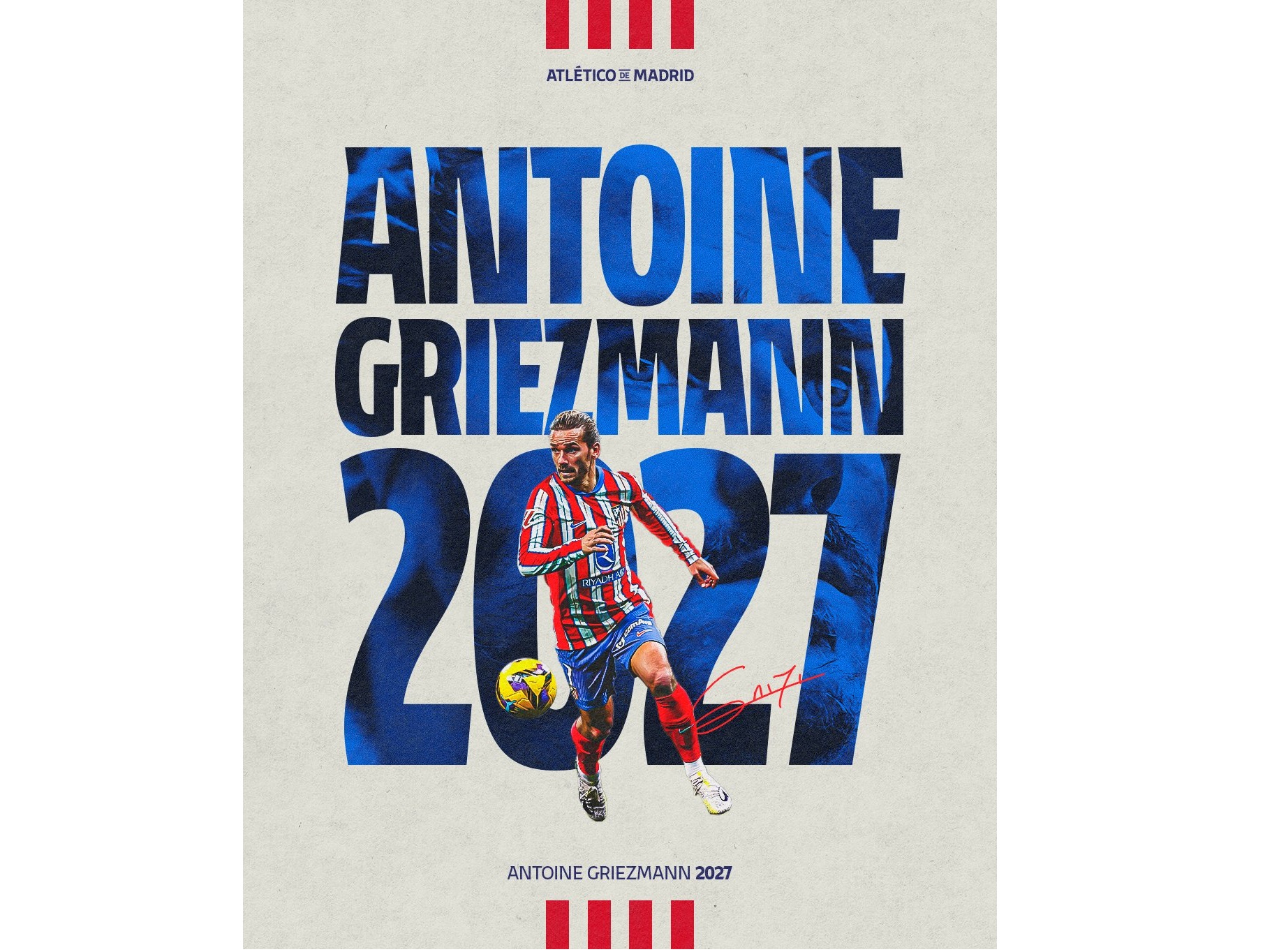 "Atletiko" Antuan Qrizmannla yeni müqavilə imzalayıb