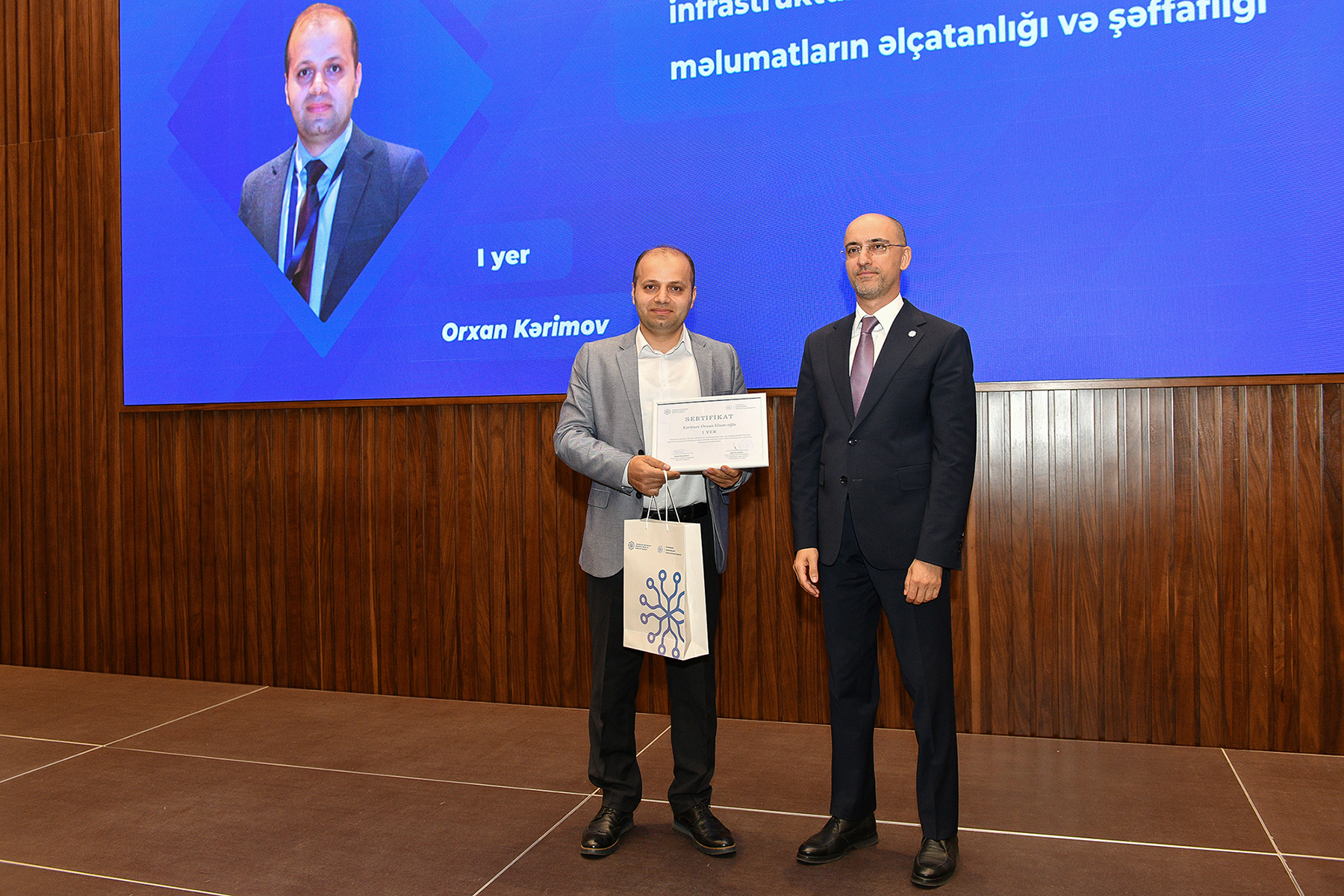 İKTA Agentliyi yazı müsabiqəsinin qaliblərini mükafatlandırdı (FOTO)