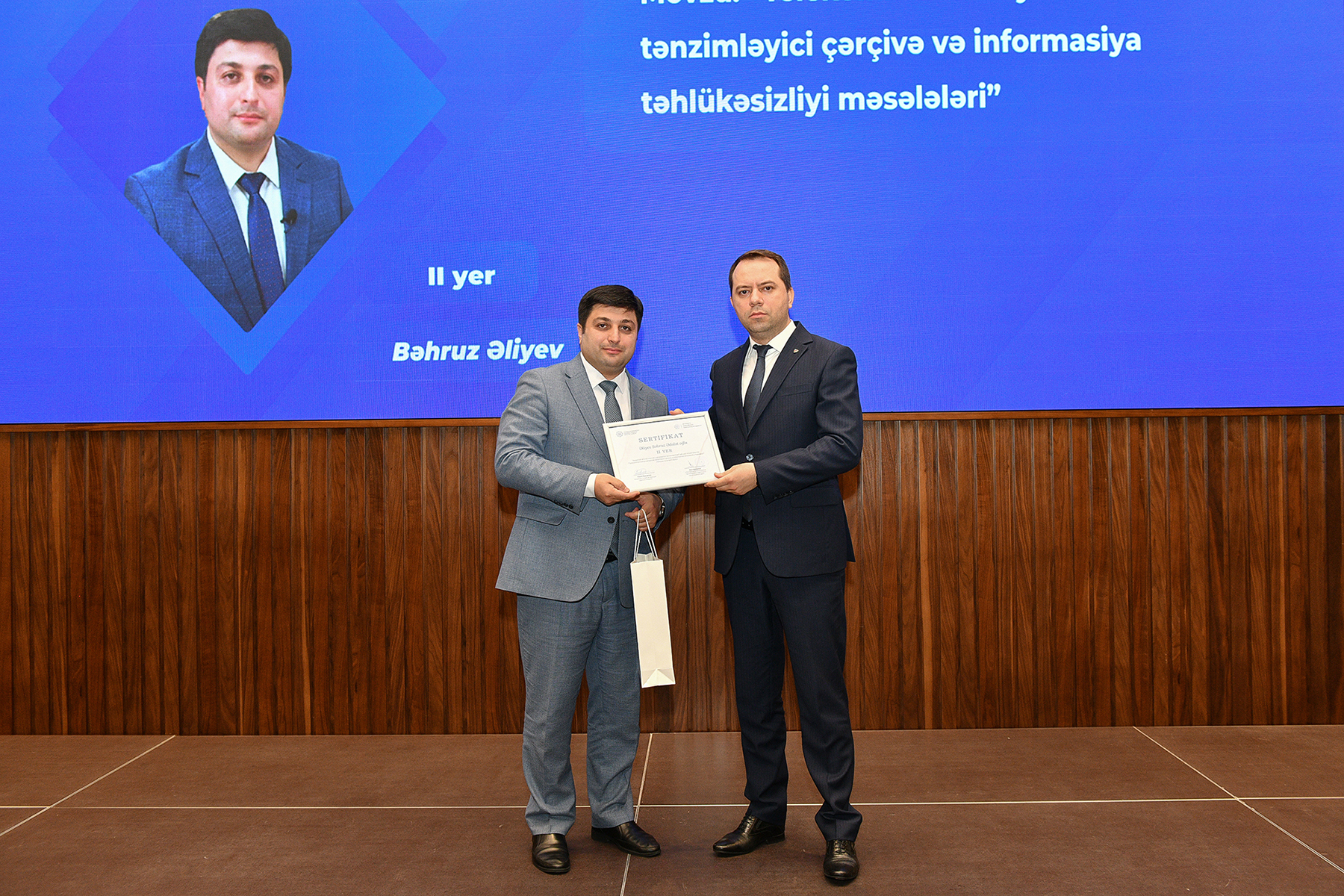 İKTA Agentliyi yazı müsabiqəsinin qaliblərini mükafatlandırdı (FOTO)
