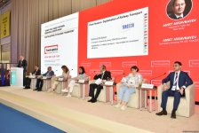 “TransLogistica Caspian” sərgisində “Dəmiryol nəqliyyatının rəqəmsallaşdırılması” mövzusunda panel keçirilib (FOTO)