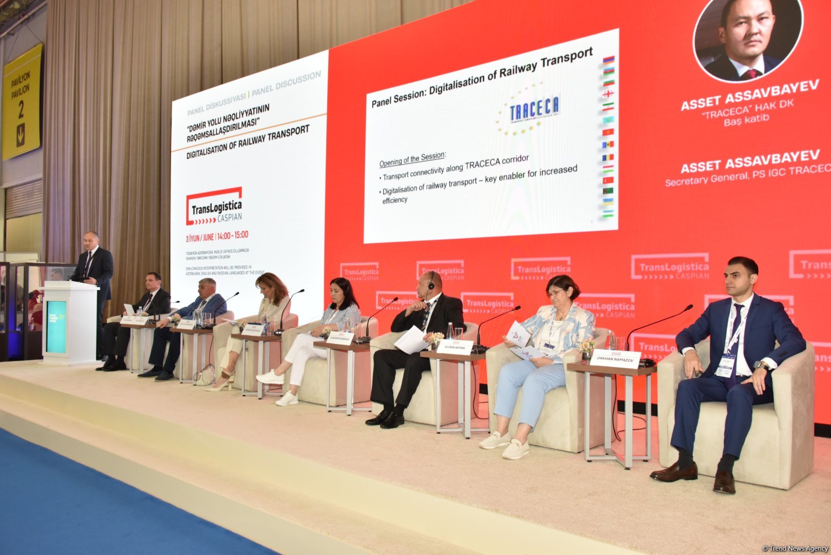 “TransLogistica Caspian” sərgisində “Dəmiryol nəqliyyatının rəqəmsallaşdırılması” mövzusunda panel keçirilib (FOTO)