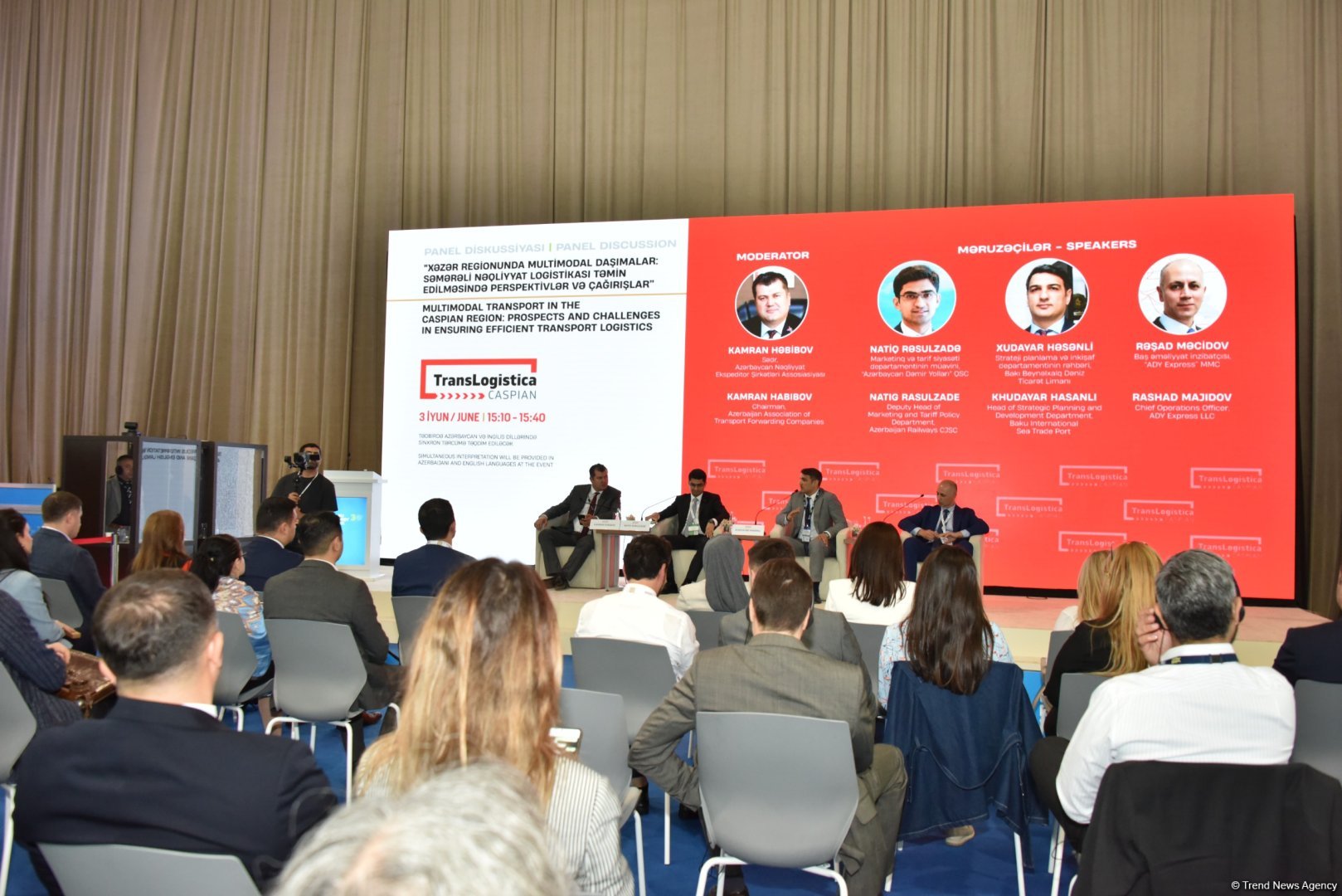 “TransLogistica Caspian” sərgisində Xəzər regionunda multimodal daşımaların perspektivləri müzakirə olunub (FOTO)