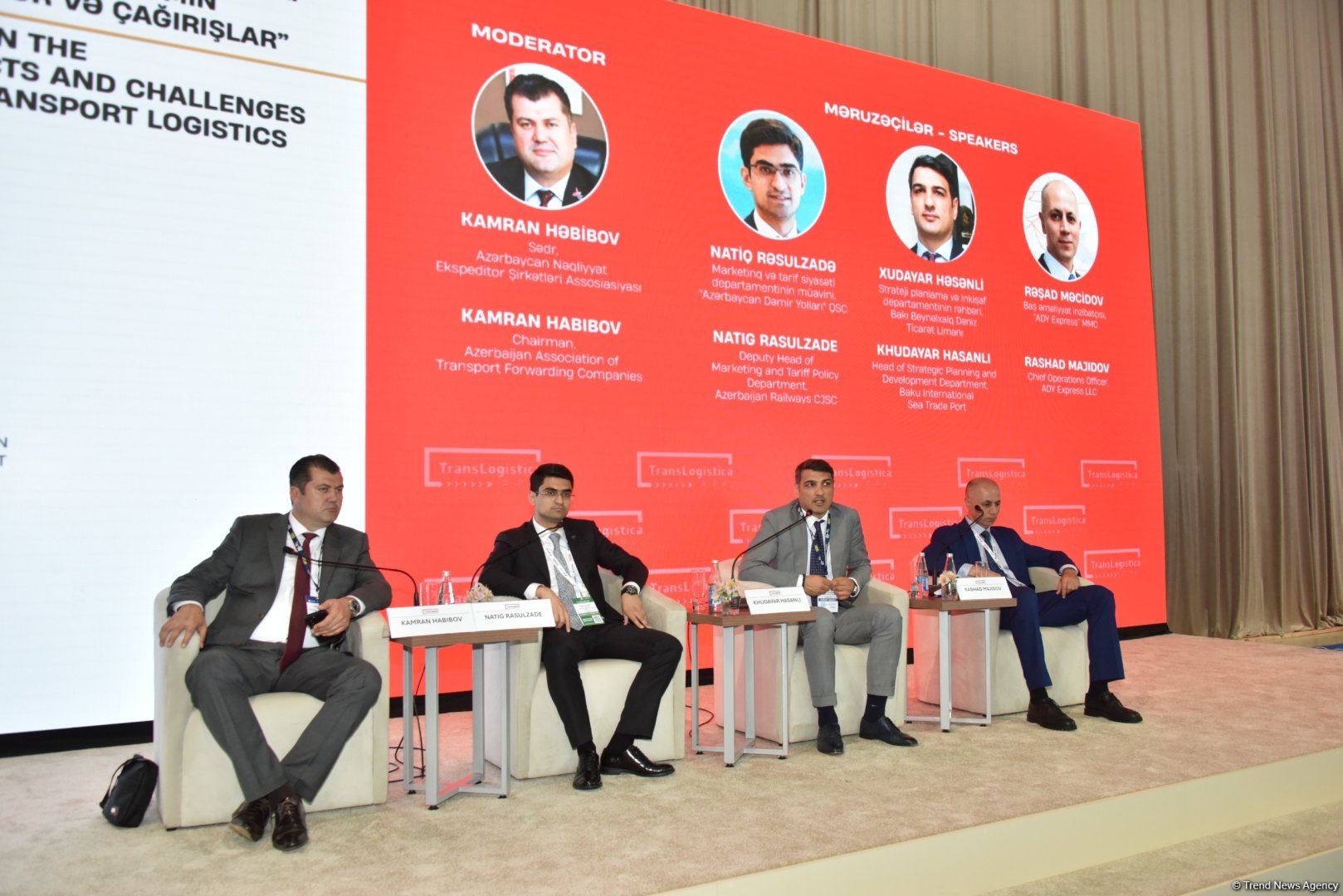 “TransLogistica Caspian” sərgisində Xəzər regionunda multimodal daşımaların perspektivləri müzakirə olunub (FOTO)