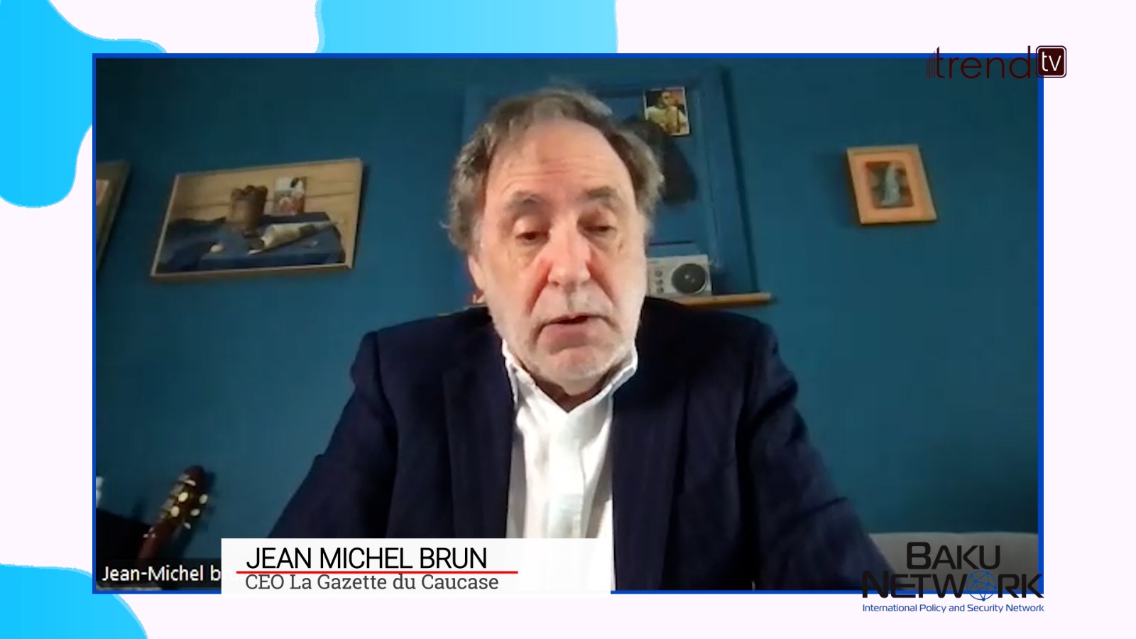 Erməni təsirlərinin Fransanın Cənubi Qafqaz siyasətini necə forlmalaşdırdığı barədə - Jan-Mişel Brün Baku Network efirində  (FOTO/VİDEO)