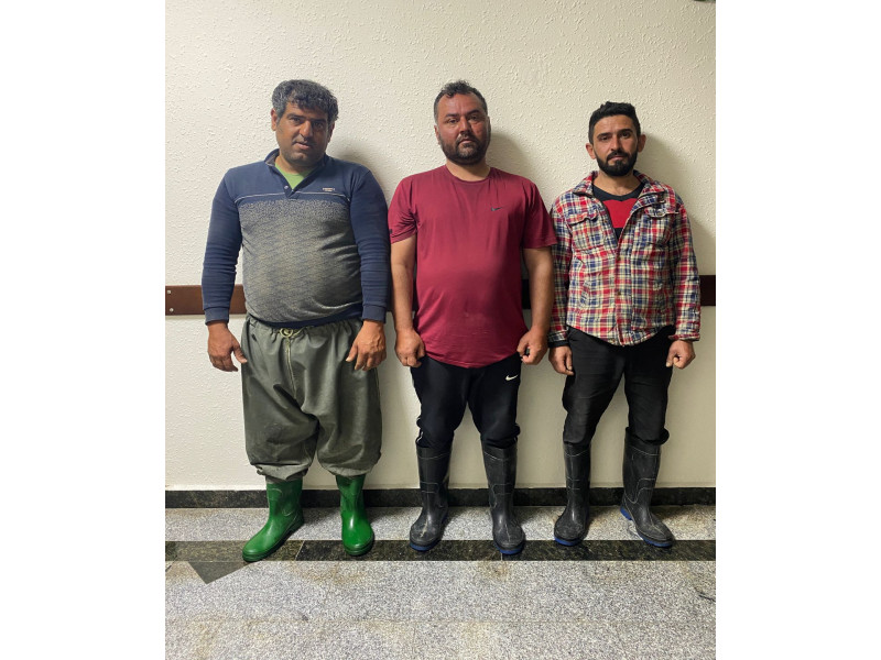 Xəzər dənizi ilə Azərbaycana qayıqla narkotik keçirmək istəyən 3 İran vətəndaşı saxlanılıb (FOTO)