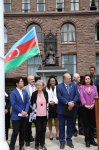 Bayrağımız Kanadanın Ontario Qanunvericilik Assambleyasının önündə ucaldılıb (FOTO)