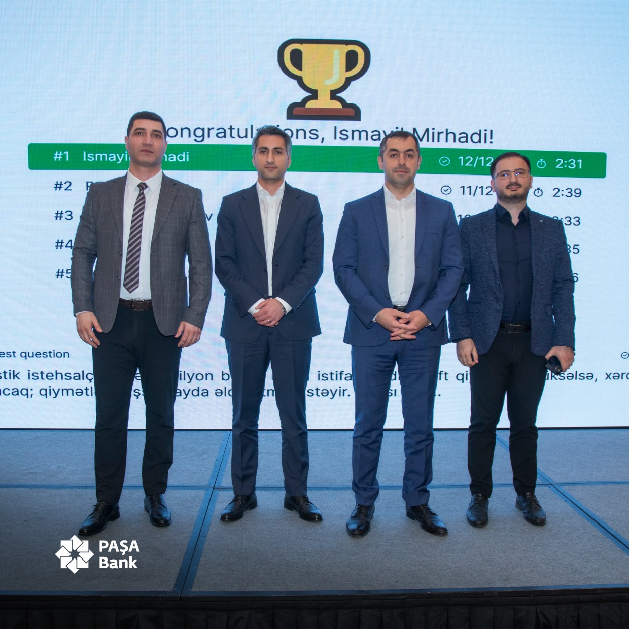 “PAŞA Bank” “Xəzinədarlıq törəmə maliyyə alətlərinin təqdimatı” adlı seminar keçirib (FOTO)