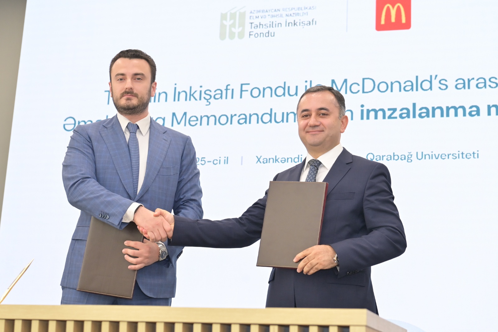 “McDonald’s Azərbaycan” Qarabağ Universitetinin tələbələrinə təqaüd ayıracaq (FOTO)
