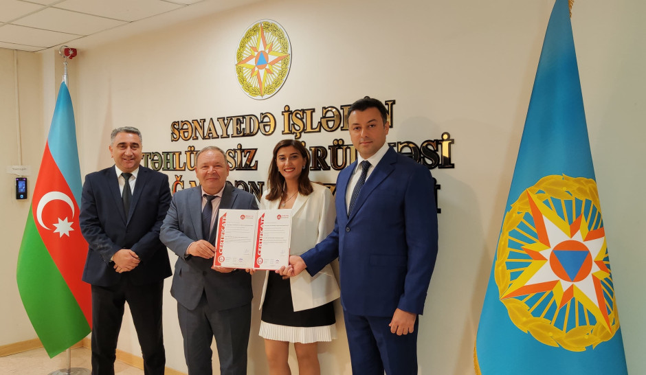 FHN nüfuzlu beynəlxalq sertifikata layiq görülüb