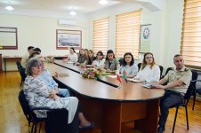 Polşa nümayəndə heyəti Hərbi İnstitutda olub (FOTO)