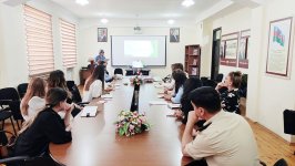 Polşa nümayəndə heyəti Hərbi İnstitutda olub (FOTO)