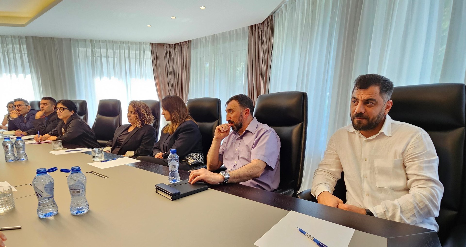Komitə sədri Belçikada diaspor təşkilatlarının rəhbərləri ilə görüşüb (FOTO)