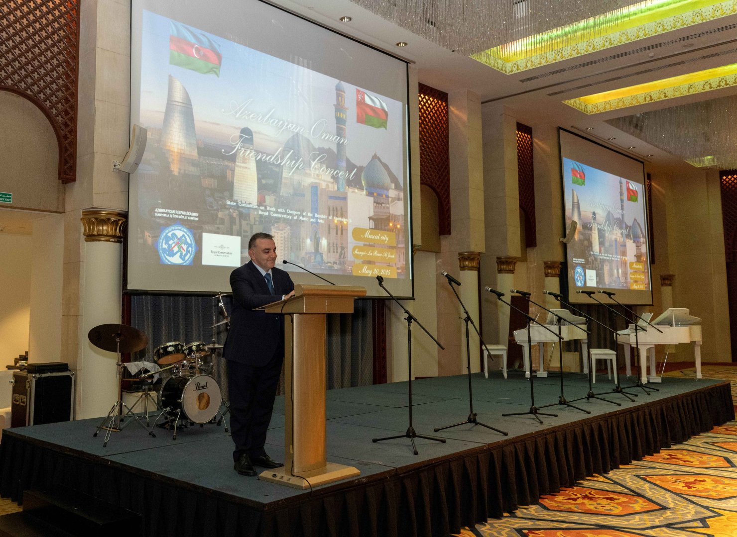 Muskat şəhərində Azərbaycan-Oman Dostluq konserti keçirilib (FOTO)