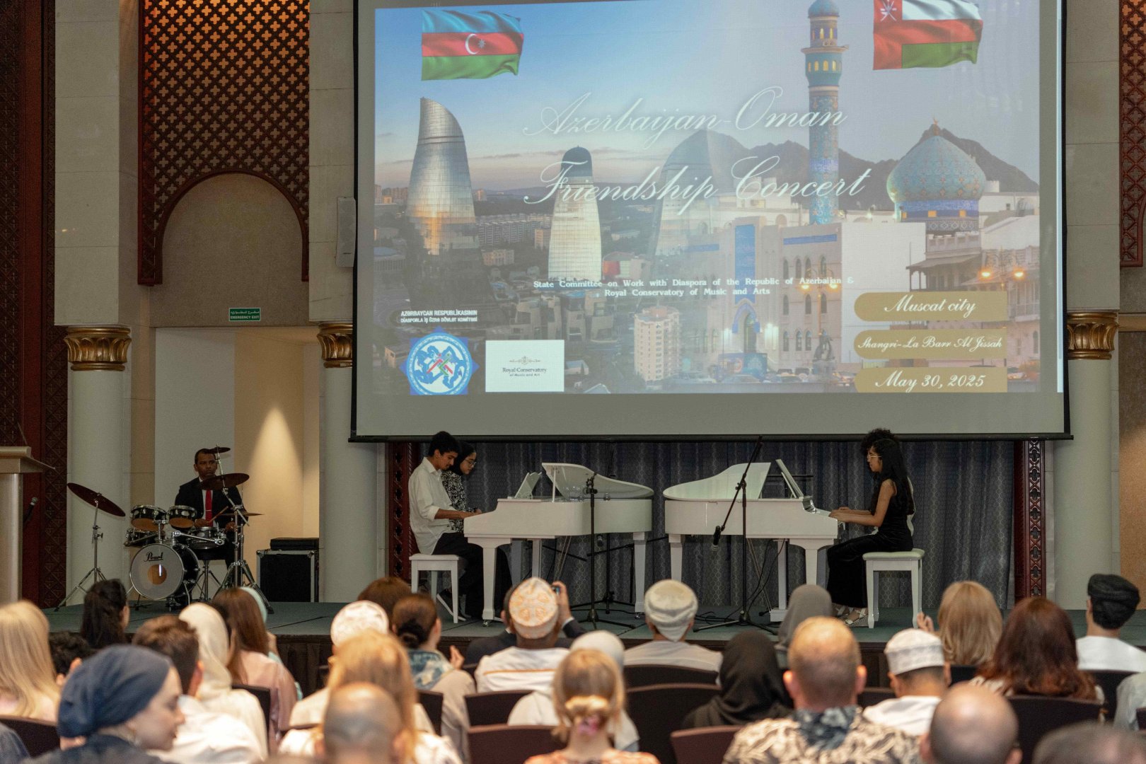 Muskat şəhərində Azərbaycan-Oman Dostluq konserti keçirilib (FOTO)