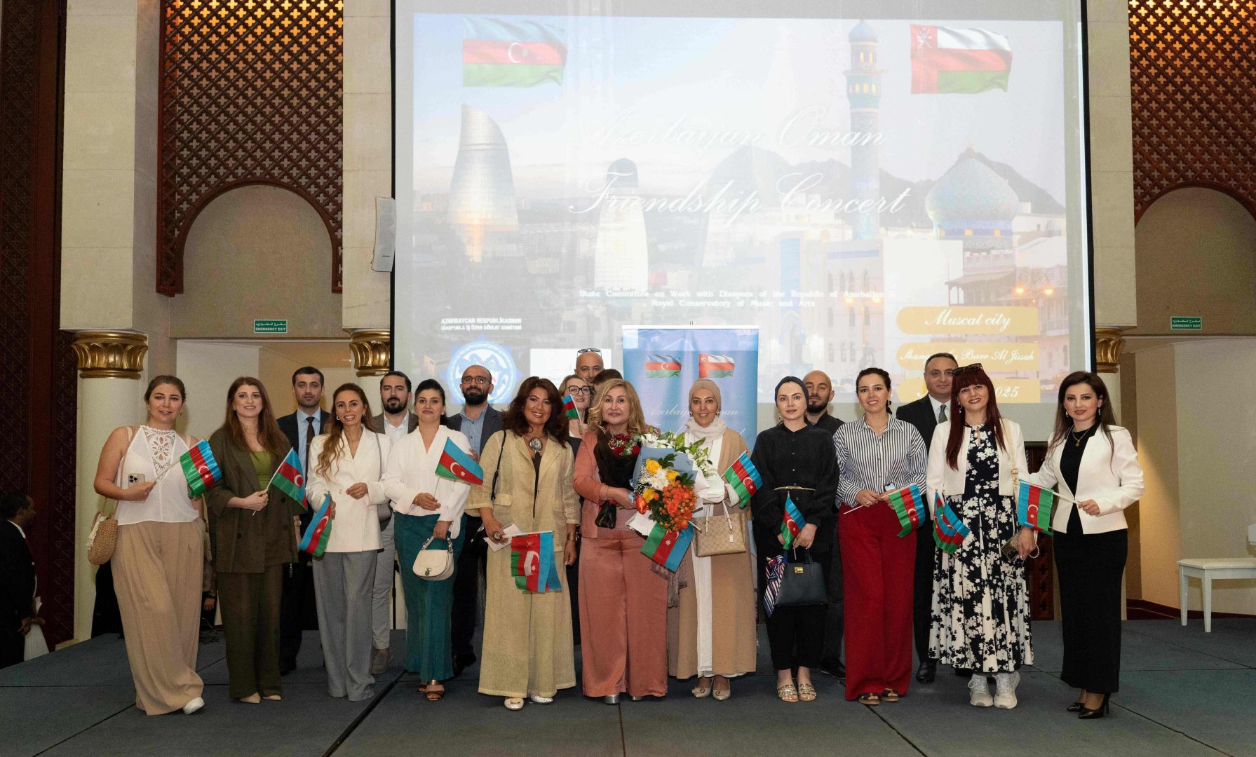 Muskat şəhərində Azərbaycan-Oman Dostluq konserti keçirilib (FOTO)