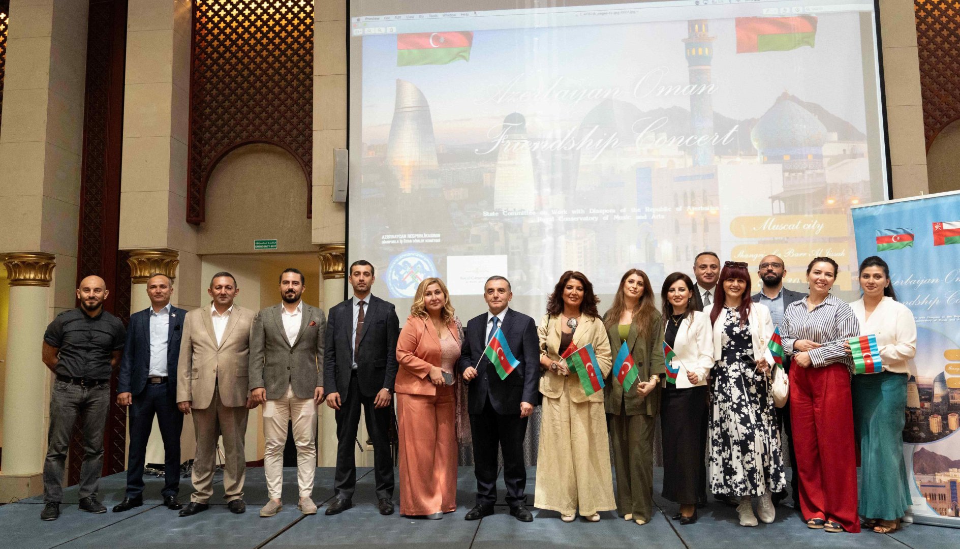 Muskat şəhərində Azərbaycan-Oman Dostluq konserti keçirilib (FOTO)