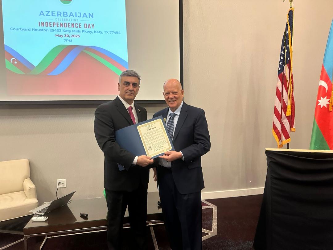 Texasda 28 May – Müstəqillik Günü qeyd olunub (FOTO)