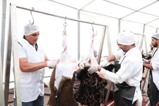 Bayramla bağlı 135 ünvanda qurbanlıq heyvanların satışı və kəsimi xidmətləri göstərilir (FOTO)