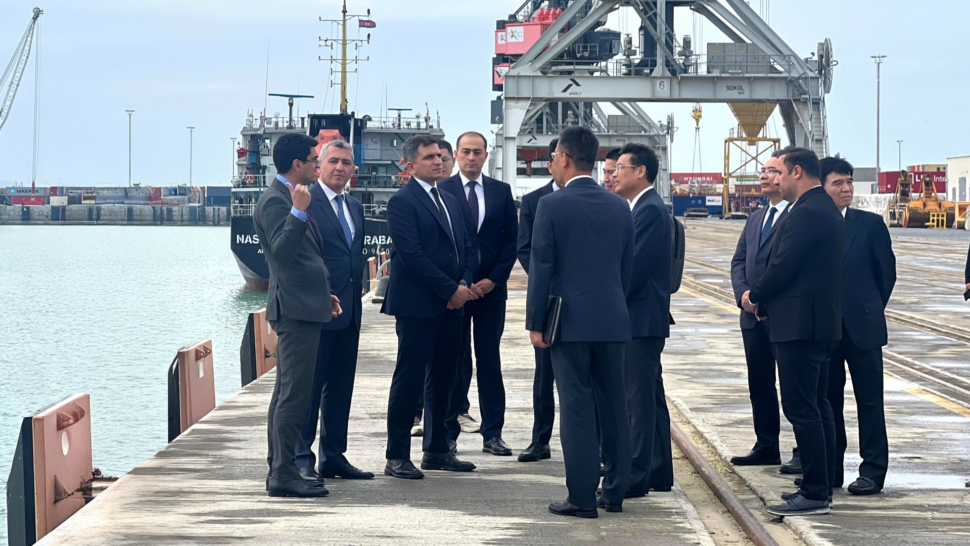 Bakı Limanı ilə Çinin Quandun əyalətinin limanları arasında əməkdaşlıq imkanları müzakirə edilib (FOTO)