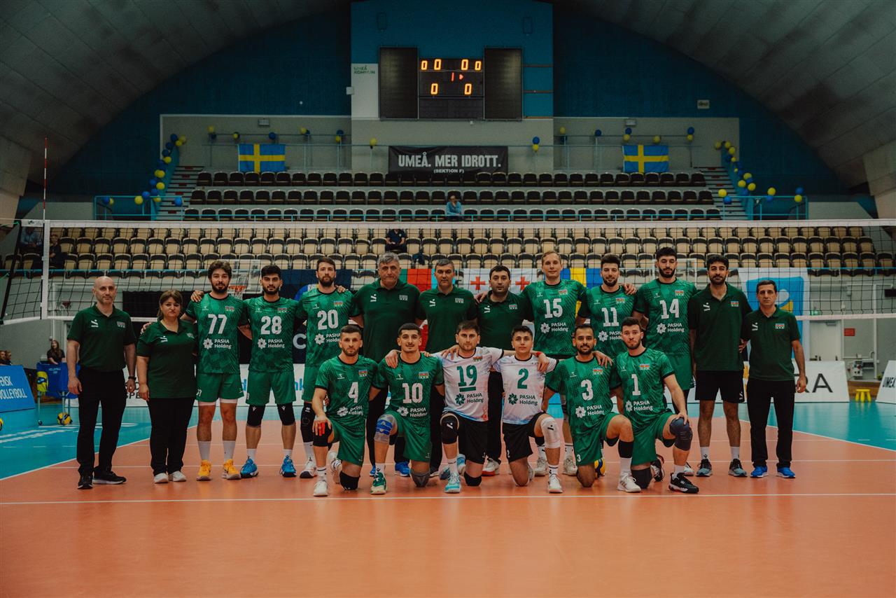 Azərbaycanın voleybol millisi Gürcüstana qalib gəlib