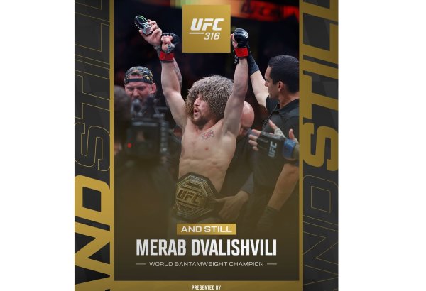 Gürcüstanlı idmançı UFC çempionu titulunu qoruyub