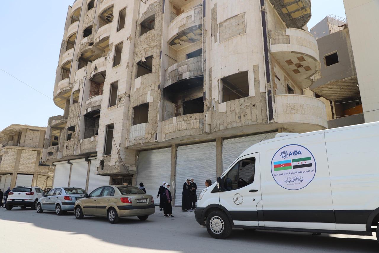 Azərbaycan Qurban bayramı münasibətilə Suriyada xeyriyyə aksiyası keçirib (FOTO)