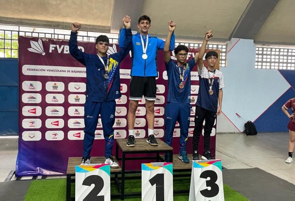 Yeniyetmə badmintonçularımız Venesuelada 3 qızıl medal qazanıb