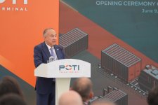 Azərbaycanın iştirakı ilə Potidə konteyner terminalının rəsmi açılışı olub (FOTO)