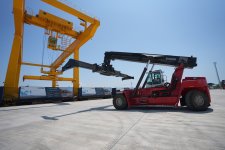 Azərbaycanın iştirakı ilə Potidə konteyner terminalının rəsmi açılışı olub (FOTO)