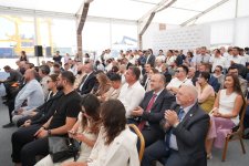 Azərbaycanın iştirakı ilə Potidə konteyner terminalının rəsmi açılışı olub (FOTO)