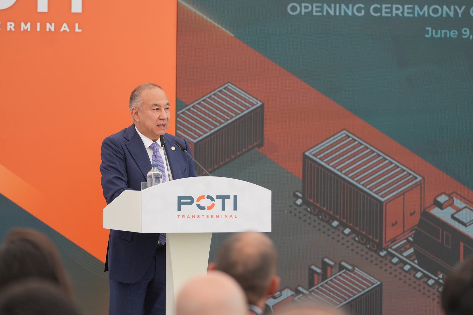 Azərbaycanın iştirakı ilə Potidə konteyner terminalının rəsmi açılışı olub (FOTO)