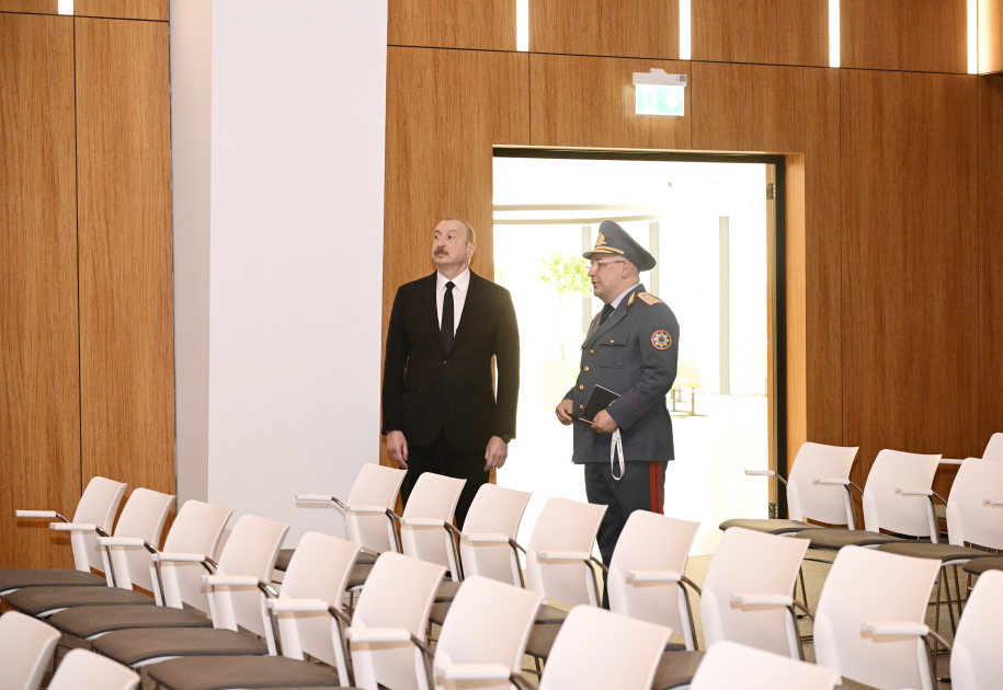 Prezident İlham Əliyev Dövlət Gömrük Komitəsinin yeni inzibati binasının açılışında iştirak edib (FOTO/VİDEO)