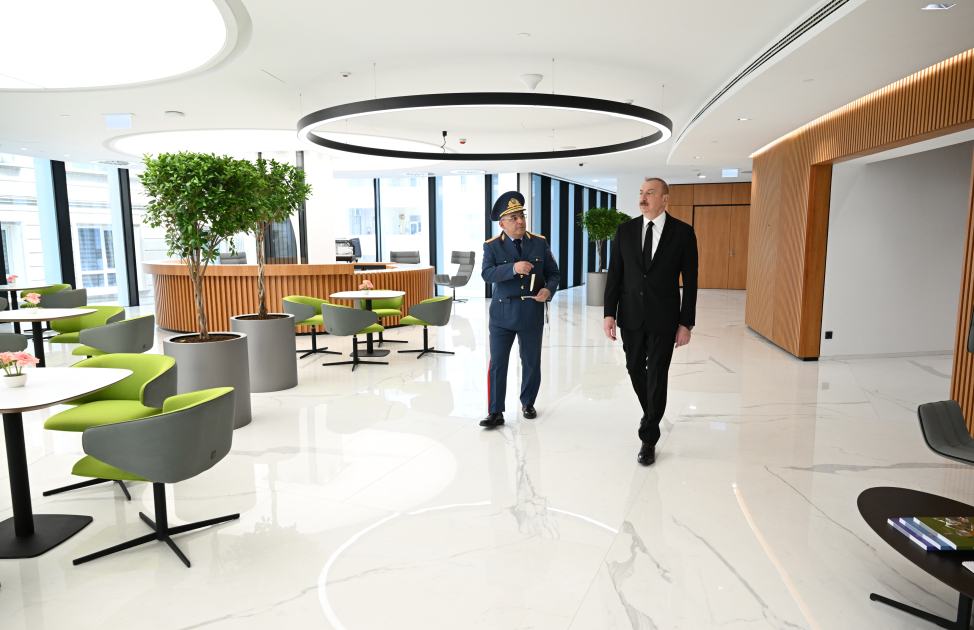 Prezident İlham Əliyev Dövlət Gömrük Komitəsinin yeni inzibati binasının açılışında iştirak edib (FOTO/VİDEO)