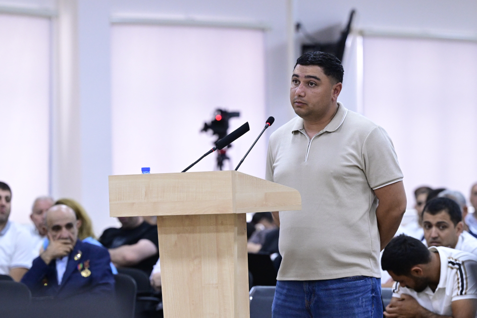 Ruben Vardanyanın məhkəməsində zərərçəkmişlər və zərərçəkmişlərin hüquqi varisləri ifadə veriblər (FOTO)