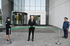 Prezident İlham Əliyev Dövlət Gömrük Komitəsinin yeni inzibati binasının açılışında iştirak edib (FOTO/VİDEO)