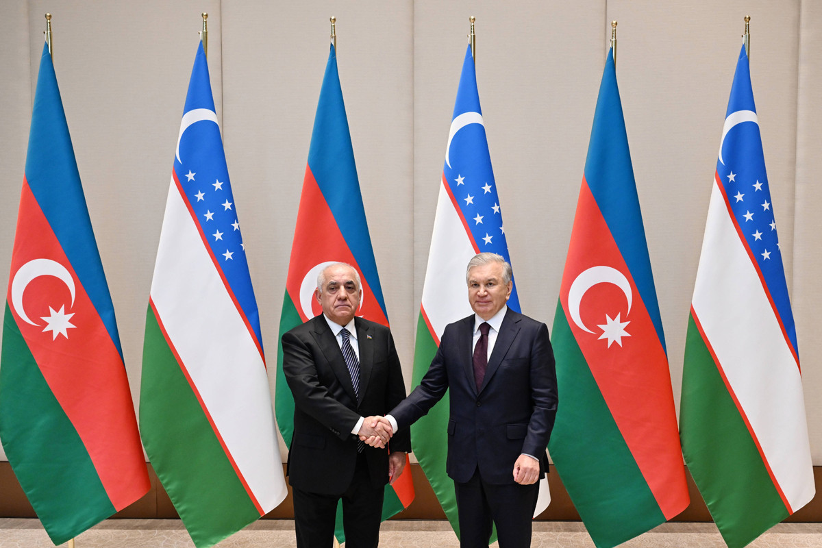 Əli Əsədov Daşkənddə Özbəkistan Prezidenti ilə görüşüb