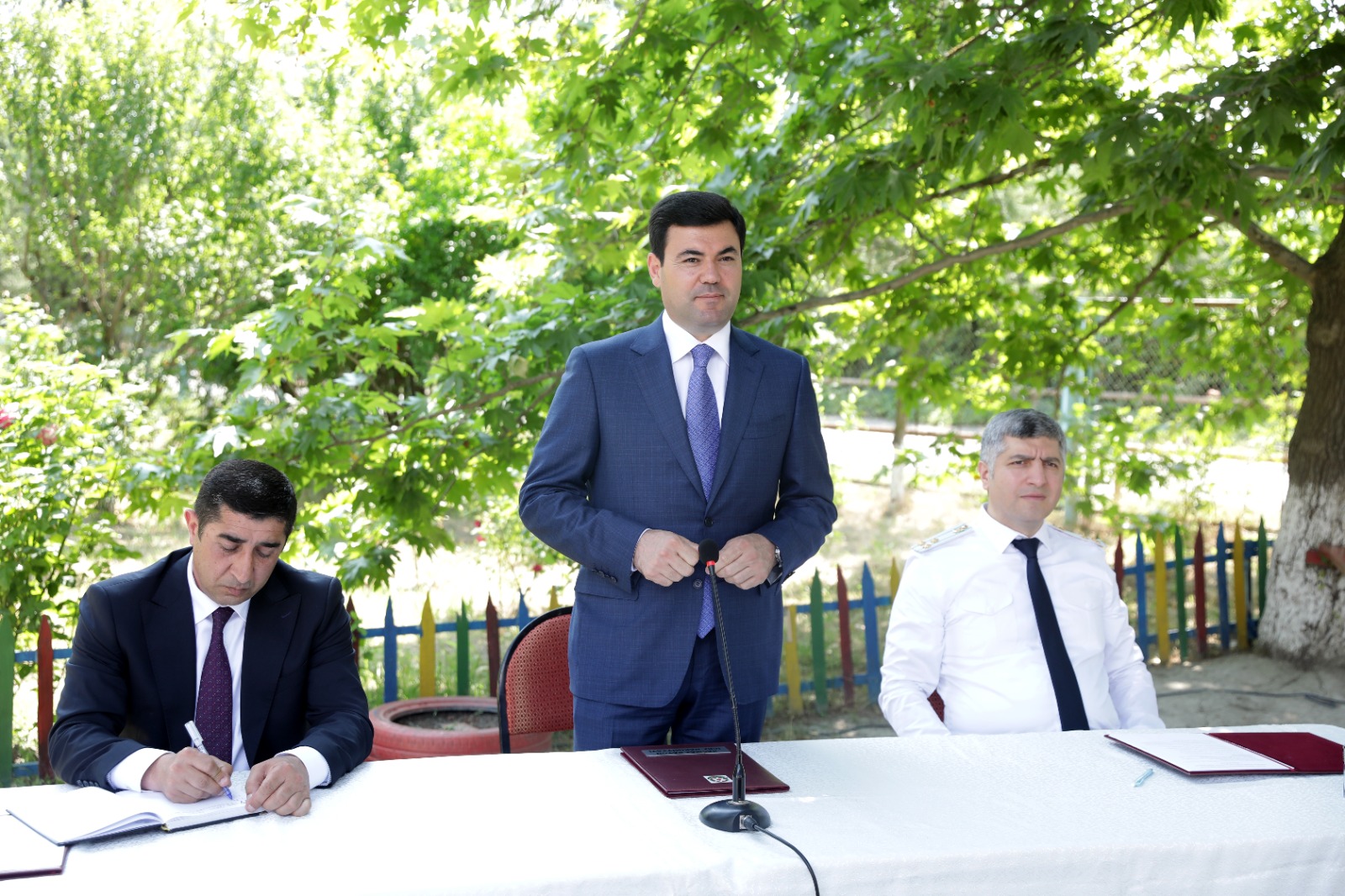 Xaçmaz İcra Hakimiyyətinin başçısı növbəti səyyar qəbul keçirib (FOTO)