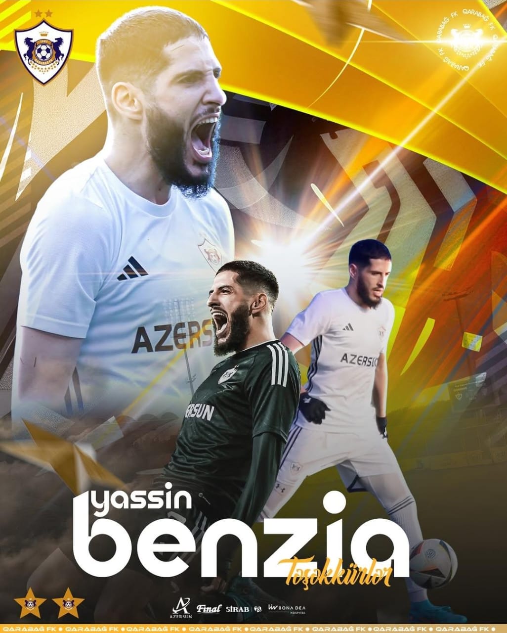 "Qarabağ" Yassin Benzia və Patrik Andrade ilə yollarını ayırıb