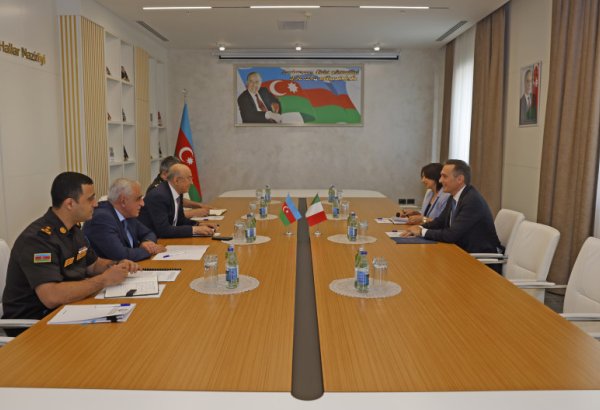 Azərbaycan və İtaliyanın fövqəladə hallarla mübarizə sahəsində uyğun qurumlarının əməkdaşlıq perspektivləri müzakirə edilib
