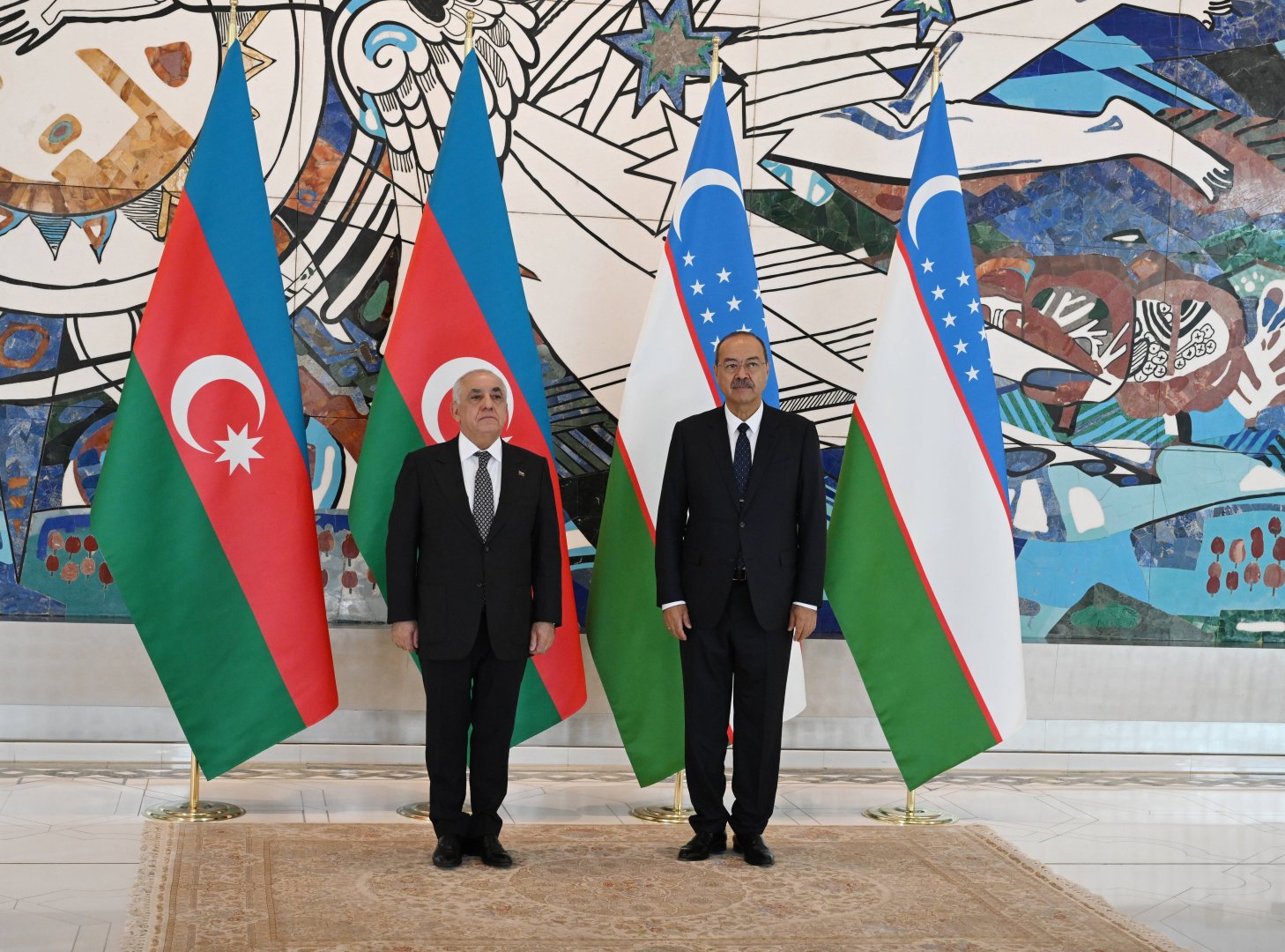 Daşkənddə Azərbaycan və Özbəkistan Baş nazirlərinin görüşü keçirilib (FOTO)
