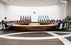 Daşkənddə Azərbaycan və Özbəkistan Baş nazirlərinin görüşü keçirilib (FOTO)